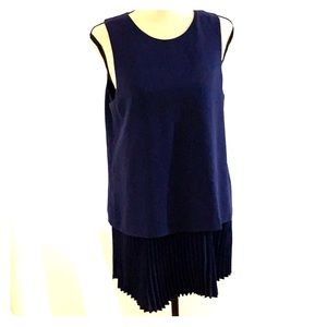 COPY - Theory blue sleeveless top